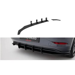Maxton - Street Pro Central Diffuseur Arriere Volkswagen Polo GTI Mk6 Facelift Noir