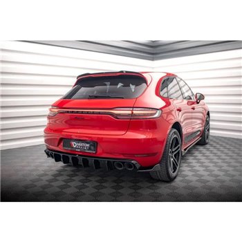 Maxton - Lames De Pare-Chocs Arrière Latérales V.2 Porsche Macan Mk1 