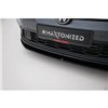 Maxton - Street Pro Lame Du Pare-Chocs Avant Volkswagen Polo GTI Mk6 Facelift Noir-Rouge