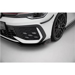 Maxton - Lame Du Pare-Chocs Avant V.3 + Ailerons Volkswagen Golf GTI / GTE / R-Line Mk8 Facelift 