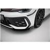 Maxton - Lame Du Pare-Chocs Avant V.3 + Ailerons Volkswagen Golf GTI / GTE / R-Line Mk8 Facelift 
