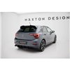 Maxton - Street Pro Central Diffuseur Arriere Volkswagen Polo GTI Mk6 Facelift Rouge