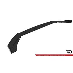 Maxton - Street Pro Lame Du Pare-Chocs Avant Volkswagen Polo GTI Mk6 Facelift Noir-Rouge + Rabats Brillant
