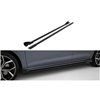 Maxton - Street Pro Rajouts Des Bas De Caisse Volkswagen Polo GTI Mk6 Facelift Noir-Rouge + Rabats Brillant