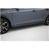 Maxton - Street Pro Rajouts Des Bas De Caisse Volkswagen Polo GTI Mk6 Facelift Noir-Rouge + Rabats Brillant