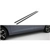 Maxton - Street Pro Rajouts Des Bas De Caisse Volkswagen Polo GTI Mk6 Facelift Noir-Rouge