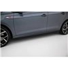 Maxton - Street Pro Rajouts Des Bas De Caisse Volkswagen Polo GTI Mk6 Facelift Noir-Rouge