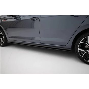 Maxton - Street Pro Rajouts Des Bas De Caisse Volkswagen Polo GTI Mk6 Facelift Noir-Rouge