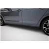 Maxton - Street Pro Rajouts Des Bas De Caisse Volkswagen Polo GTI Mk6 Facelift Noir-Rouge