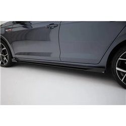 Maxton - Street Pro Rajouts Des Bas De Caisse Volkswagen Polo GTI Mk6 Facelift Noir + Rabats Brillant 