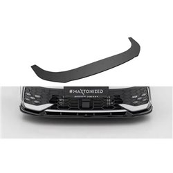 Maxton - Street Pro Lame Du Pare-Chocs Avant V.2 Volkswagen Golf GTI / GTE / R-Line Mk8 Facelift Noir