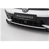 Maxton - Street Pro Lame Du Pare-Chocs Avant V.2 Volkswagen Golf GTI / GTE / R-Line Mk8 Facelift Noir