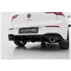 Maxton - Street Pro Central Diffuseur Arriere V.4 Volkswagen Golf GTI Mk8 Noir