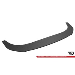 Maxton - Street Pro Lame Du Pare-Chocs Avant V.2 Volkswagen Golf GTI / GTE / R-Line Mk8 Facelift Noir-Rouge
