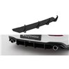 Maxton - Street Pro Central Diffuseur Arriere V.4 Volkswagen Golf GTI Mk8 Noir-Rouge