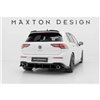 Maxton - Street Pro Central Diffuseur Arriere V.4 Volkswagen Golf GTI Mk8 Noir-Rouge