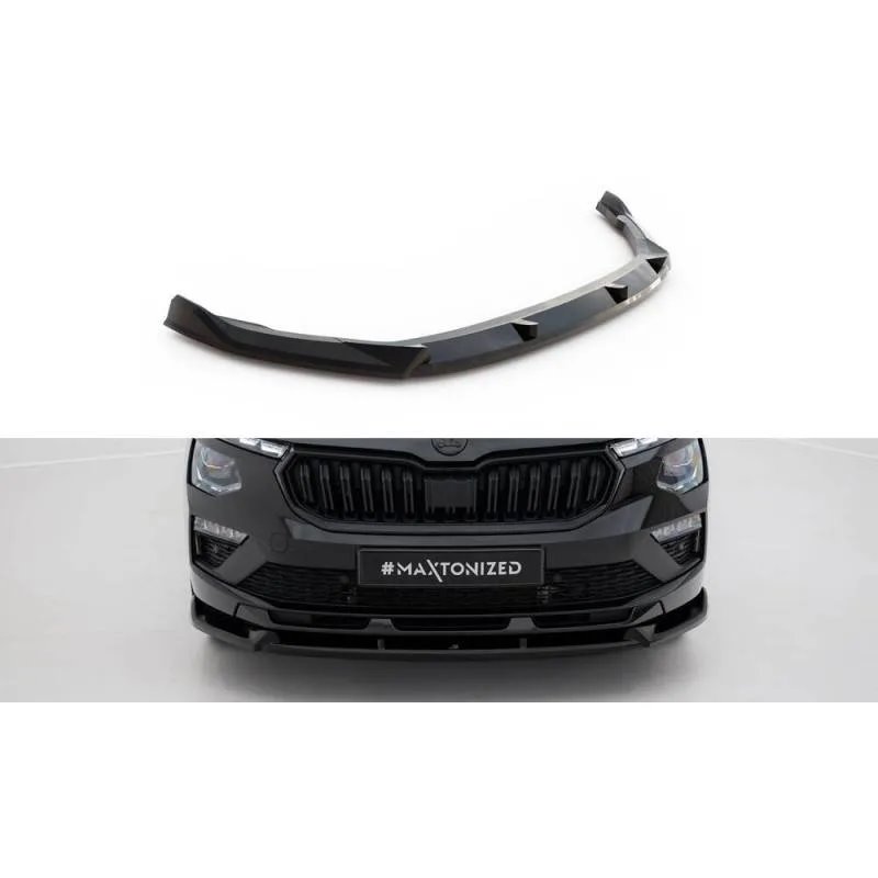 Maxton - Lame Du Pare-Chocs Avant V.2 Skoda Kamiq Monte Carlo Mk1 Facelift