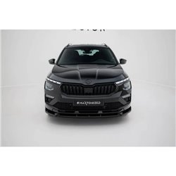 Maxton - Lame Du Pare-Chocs Avant V.2 Skoda Kamiq Monte Carlo Mk1 Facelift 