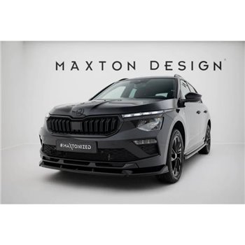 Maxton - Lame Du Pare-Chocs Avant V.2 Skoda Kamiq Monte Carlo Mk1 Facelift 
