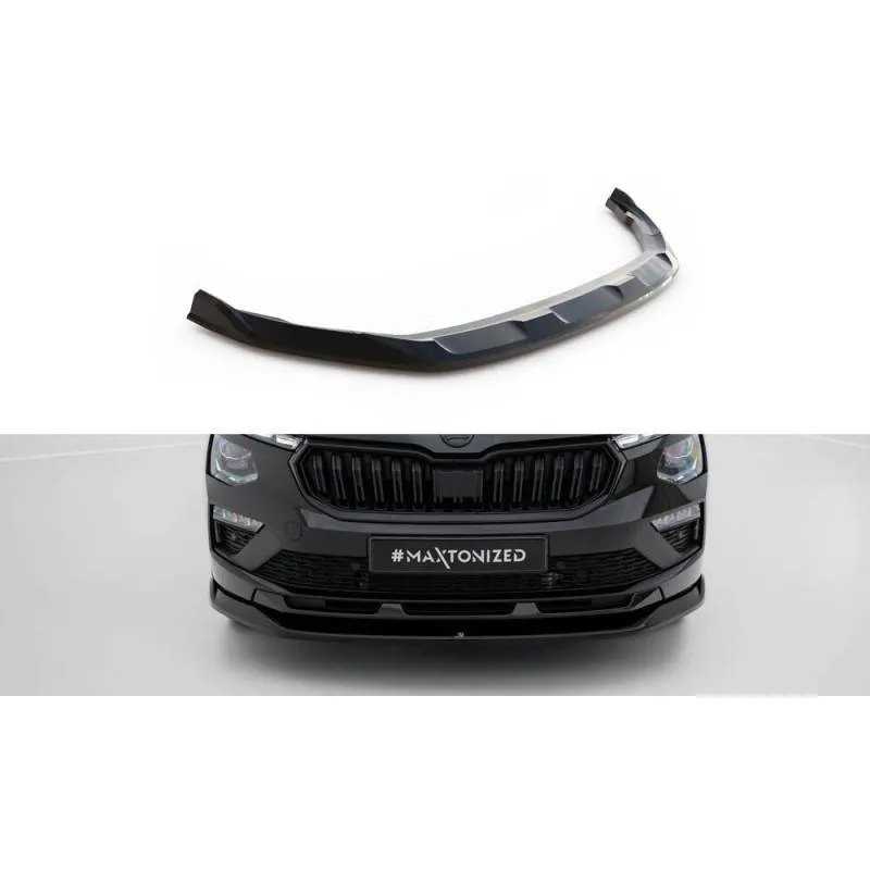 Maxton - Lame Du Pare-Chocs Avant V.1 Skoda Kamiq Monte Carlo Mk1 Facelift