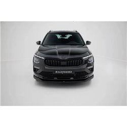 Maxton - Lame Du Pare-Chocs Avant V.1 Skoda Kamiq Monte Carlo Mk1 Facelift 