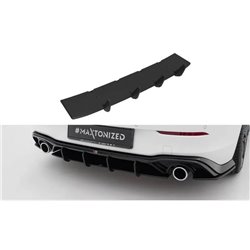 Maxton - Street Pro Central Diffuseur Arriere V.5 Volkswagen Golf GTI Mk8 Rouge