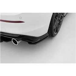 Maxton - Street Pro Lame Du Pare Chocs Arriere V.2 Volkswagen Golf GTI Mk8 Noir-Rouge