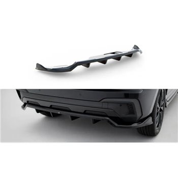 Maxton - Arriere Splitter (avec une barre verticale) Skoda Kamiq Monte Carlo Mk1 Facelift