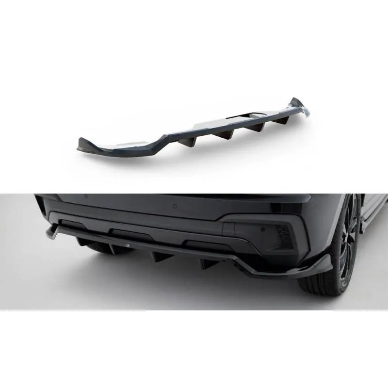 Maxton - Arriere Splitter (avec une barre verticale) Skoda Kamiq Monte Carlo Mk1 Facelift