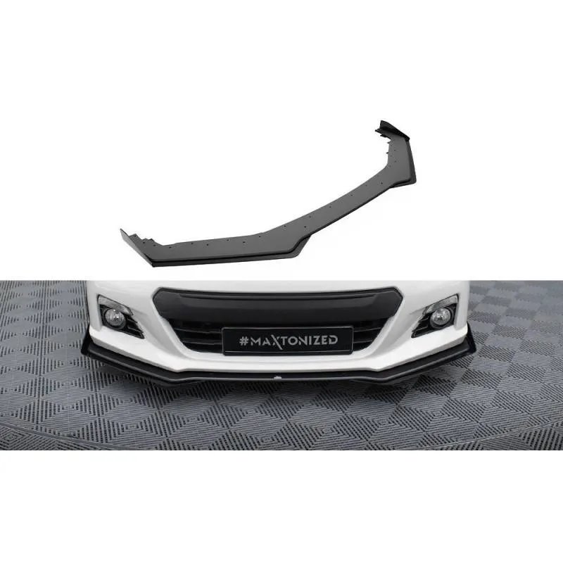 Maxton - Street Pro Lame Du Pare-Chocs Avant V.1 Subaru BRZ Mk1 Noir + Rabats Brillant