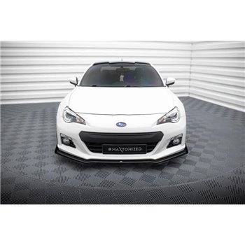 Maxton - Street Pro Lame Du Pare-Chocs Avant V.1 Subaru BRZ Mk1 Noir + Rabats Brillant 