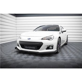 Maxton - Street Pro Lame Du Pare-Chocs Avant V.1 Subaru BRZ Mk1 Noir + Rabats Brillant 
