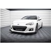 Maxton - Street Pro Lame Du Pare-Chocs Avant V.1 Subaru BRZ Mk1 Noir-Rouge + Rabats Brillant