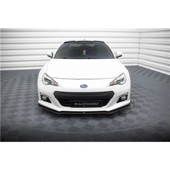 Maxton - Street Pro Lame Du Pare-Chocs Avant Subaru BRZ Mk1 Noir-Rouge