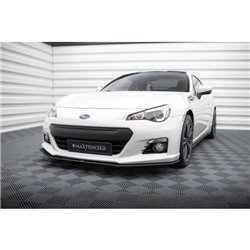 Maxton - Street Pro Lame Du Pare-Chocs Avant Subaru BRZ Mk1 Noir-Rouge