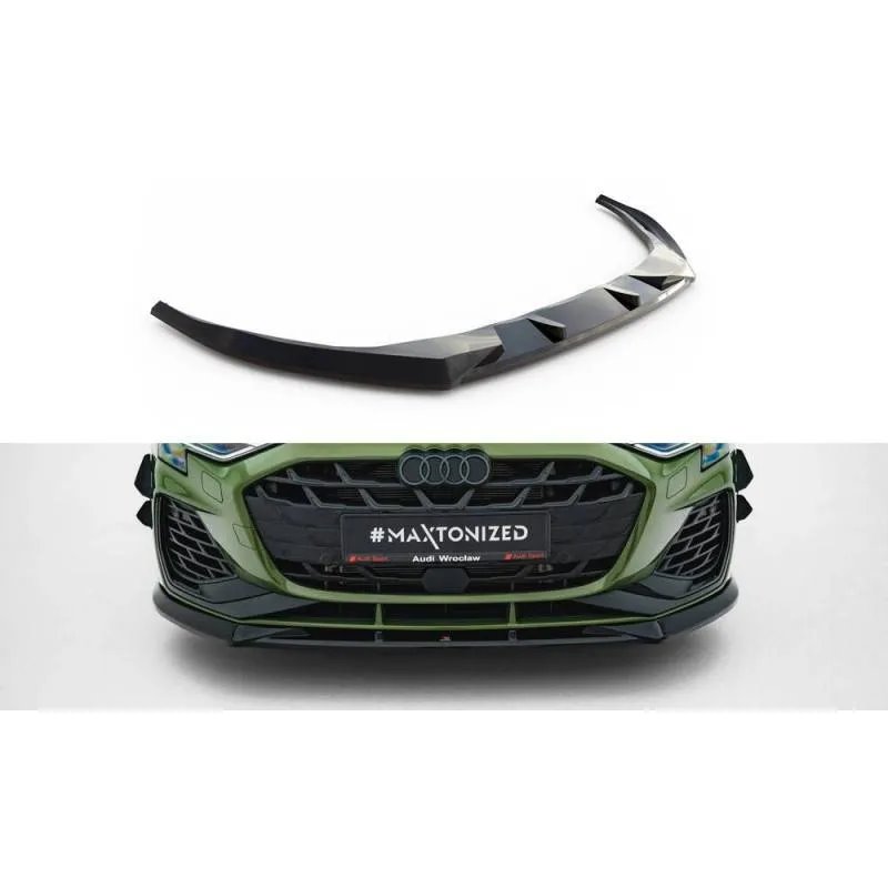 Maxton - Lame Du Pare-Chocs Avant V.1 Audi A3 S-Line Sedan / S3 Sedan 8Y Facelift