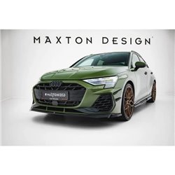Maxton - Lame Du Pare-Chocs Avant V.2 Audi A3 S-Line Sedan / S3 Sedan 8Y Facelift 