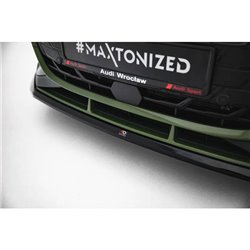 Maxton - Lame Du Pare-Chocs Avant V.2 Audi A3 S-Line Sedan / S3 Sedan 8Y Facelift 