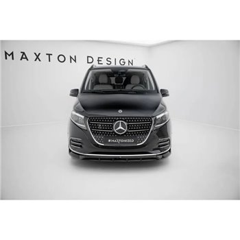 Maxton - Lame Du Pare-Chocs Avant Mercedes-Benz V AMG-Line W447 Facelift 2 