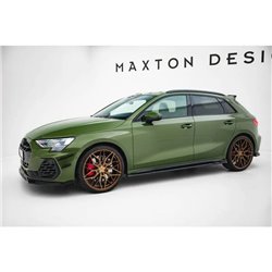 Maxton - Rajouts Des Bas De Caisse V.3 Audi A3 S-Line Sedan / S3 Sedan 8Y Facelift 
