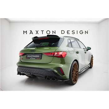 Maxton - Lames De Pare-Chocs Arrière Latérales V.1 Audi S3 Sportback 8Y Facelift 