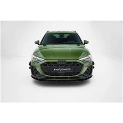 Maxton - Street Pro Lame Du Pare-Chocs Avant Audi A3 S-Line Sedan / S3 Sedan 8Y Facelift Noir