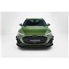 Maxton - Street Pro Lame Du Pare-Chocs Avant Audi A3 S-Line Sedan / S3 Sedan 8Y Facelift Noir-Rouge + Rabats Brillant