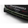 Maxton - Street Pro Lame Du Pare-Chocs Avant Audi A3 S-Line Sedan / S3 Sedan 8Y Facelift Noir-Rouge + Rabats Brillant