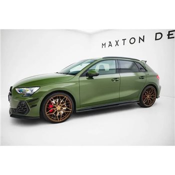 Maxton - Rajouts Des Bas De Caisse V.2 Audi A3 S-Line Sedan / S3 Sedan 8Y Facelift 