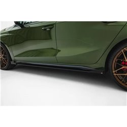 Maxton - Street Pro Rajouts Des Bas De Caisse Audi A3 S-Line Sedan / S3 Sedan 8Y Facelift Noir + Rabats Brillant 