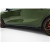 Maxton - Street Pro Rajouts Des Bas De Caisse Audi A3 S-Line Sedan / S3 Sedan 8Y Facelift Noir-Rouge + Rabats Brillant