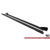 Maxton - Street Pro Rajouts Des Bas De Caisse Audi A3 S-Line Sedan / S3 Sedan 8Y Facelift Noir-Rouge + Rabats Brillant