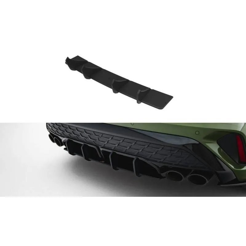 Maxton - Street Pro Central Diffuseur Arriere Audi S3 Sportback 8Y Facelift Noir