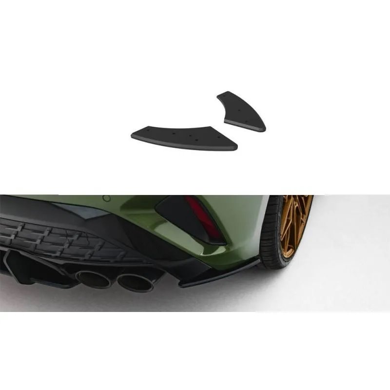 Maxton - Street Pro Lame Du Pare Chocs Arriere Audi S3 Sportback 8Y Facelift Noir-Rouge